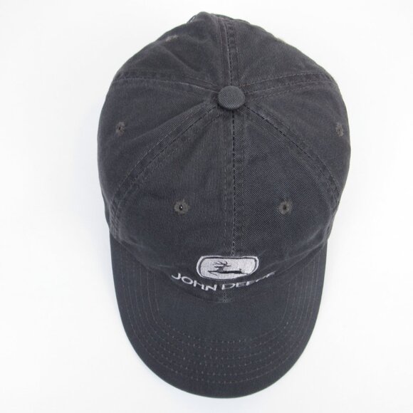 John Deere Men's Cap Gray Embroidered Logo Tractor Adjustable K-Products - Picture 7 of 15